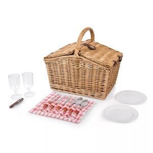 Picnic Time Piccadilly Double Lid Picnic Basket